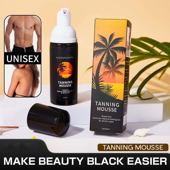 Mineart Sunless Tanning Mousse Natural Bronzed Glow Hydrating Nourishing Daily Skincare Product 2.03 Fl Oz