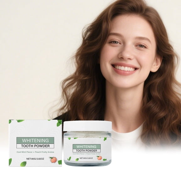 Mineart Teeth Stain Remover Brightening Powder Deep Cleaning Fresh Breath For Daily Oral Care And White Smile 1.76 Oz