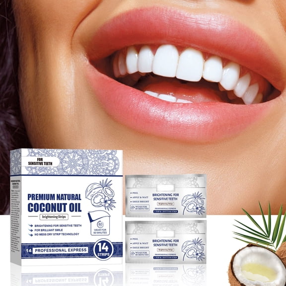 Mineart Teeth Whitening Strips Stain Removing Brightening Daily Oral Care 14 Pieces