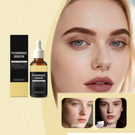 Mineart Turmeric Skin Care Serum Brightening Antioxidant For Daily Facial Care 1.01 Fl Oz