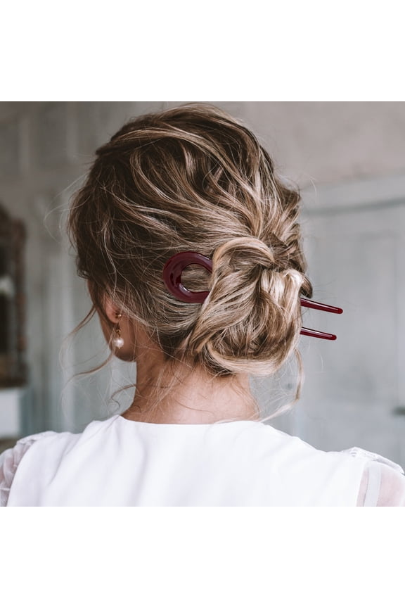 U-Shaped Wave Hairpin Vintage Updo Accessory Daily Wear