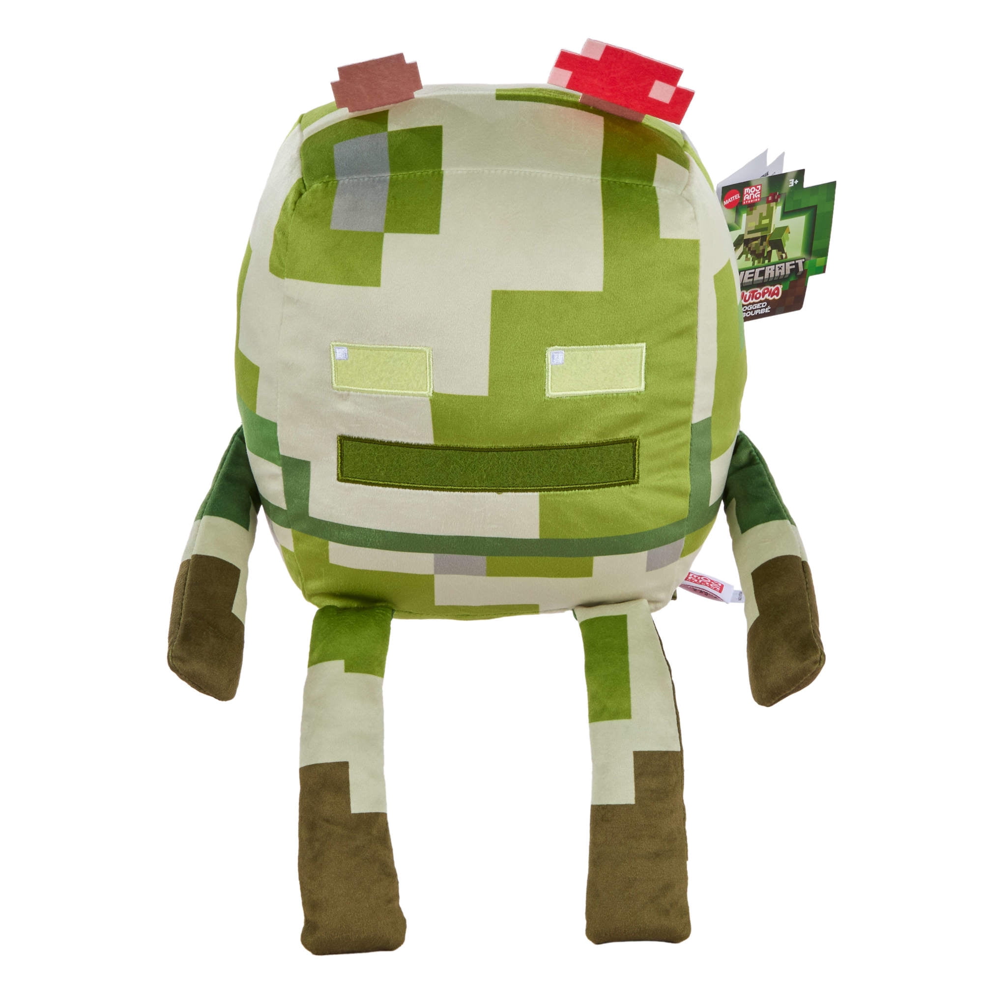 Minecraft Cuutopia Bogged Plush Toy, 10-inch Collectible Soft Doll Inspired by the Video Game