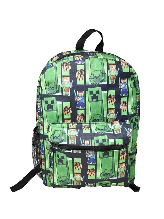 Minecraft 16" Print all over Backpack, BPY6X2BMNC