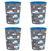 Minecraft 4ct 16oz Multicolor Plastic Favor Cups