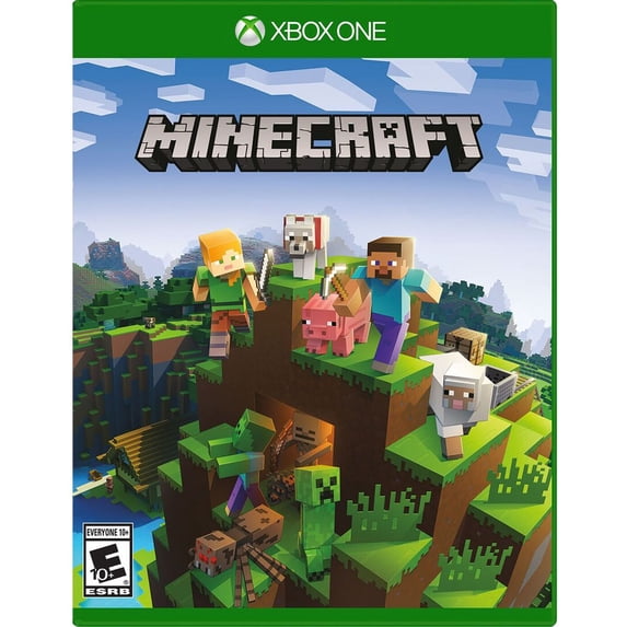 Restored Minecraft Xbox One, Microsoft, Physical, Action & Adventure, Parental Controls, Video Game, Indie, Simulation for Xbox