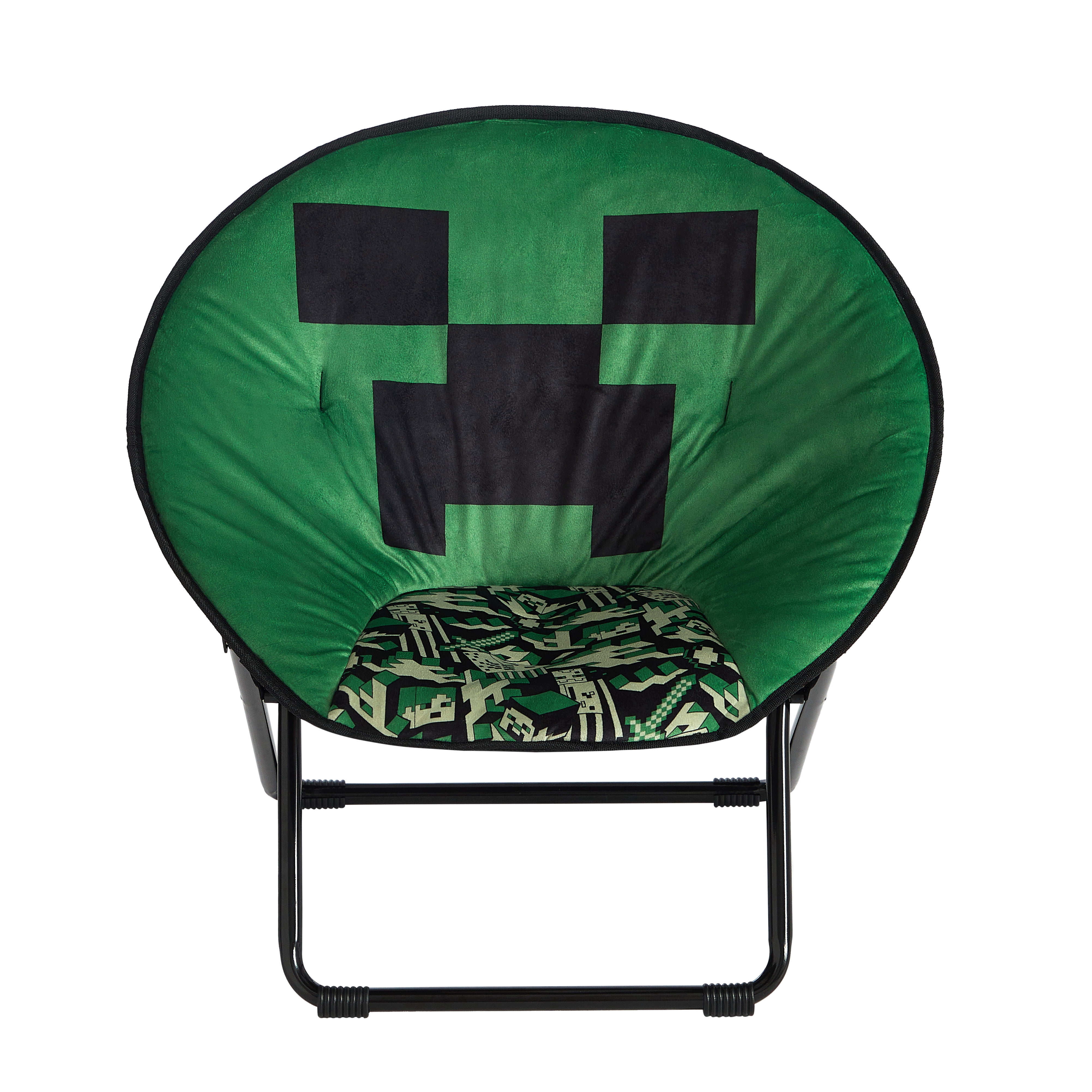 Minecraft 23" Kids' Saucer Chair, Green