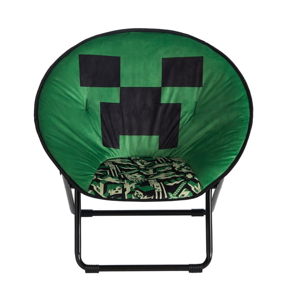 Minecraft 23" Kids' Saucer Chair, Green