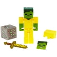 thumbnail image 1 of Minecraft 3.25" Zombie with Gold Armor Figure, 1 of 6