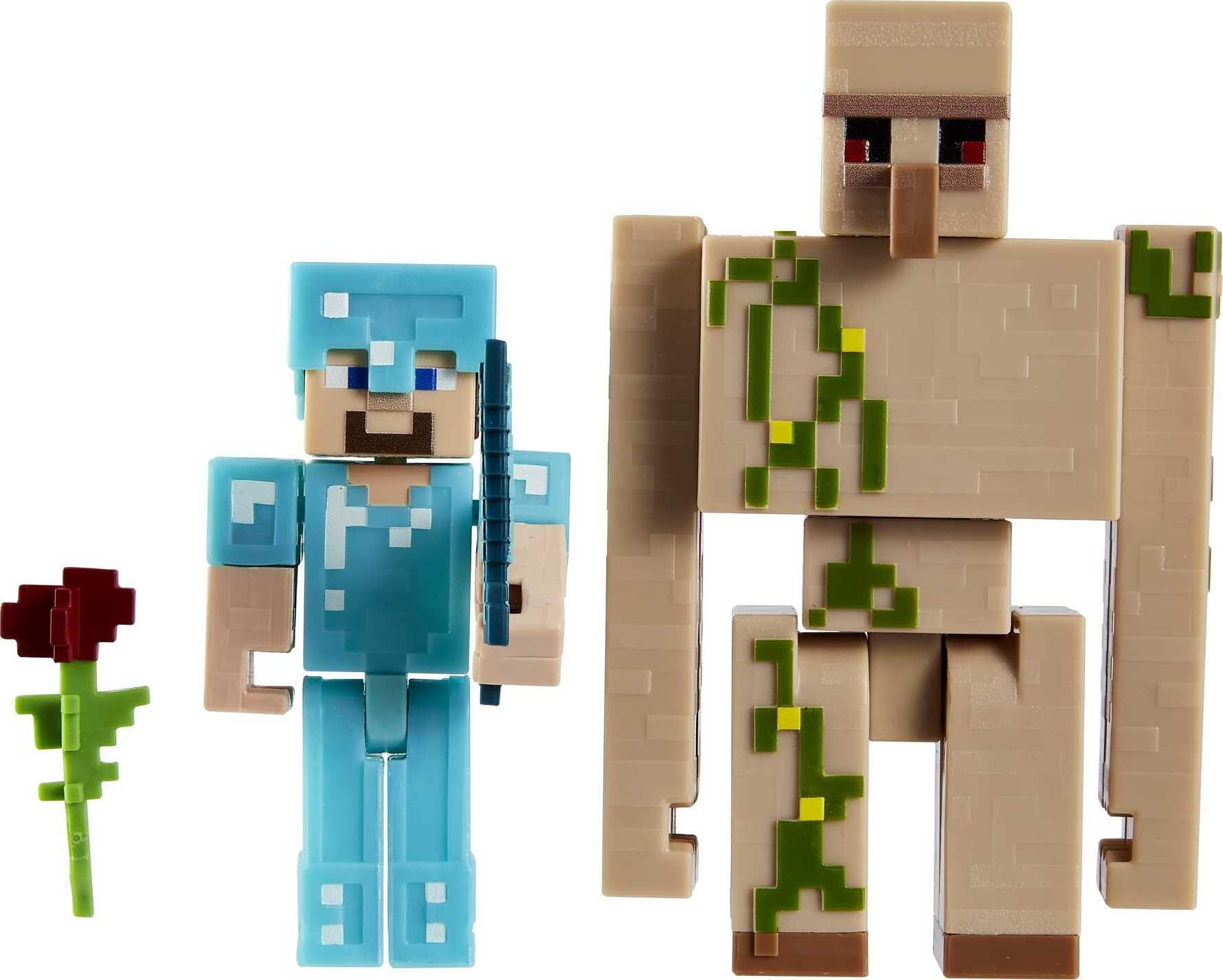  Minecraft Craft-A-Block Zombie Figure, Authentic Pixelated  Video-Game Characters, Action Toy to Create, Explore and Survive,  Collectible Gift for Fans Age 6 Years and Older : Toys & Games