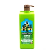 Minecraft 3-in-1 Wash, 33oz, Green Apple Scented, Age 3+