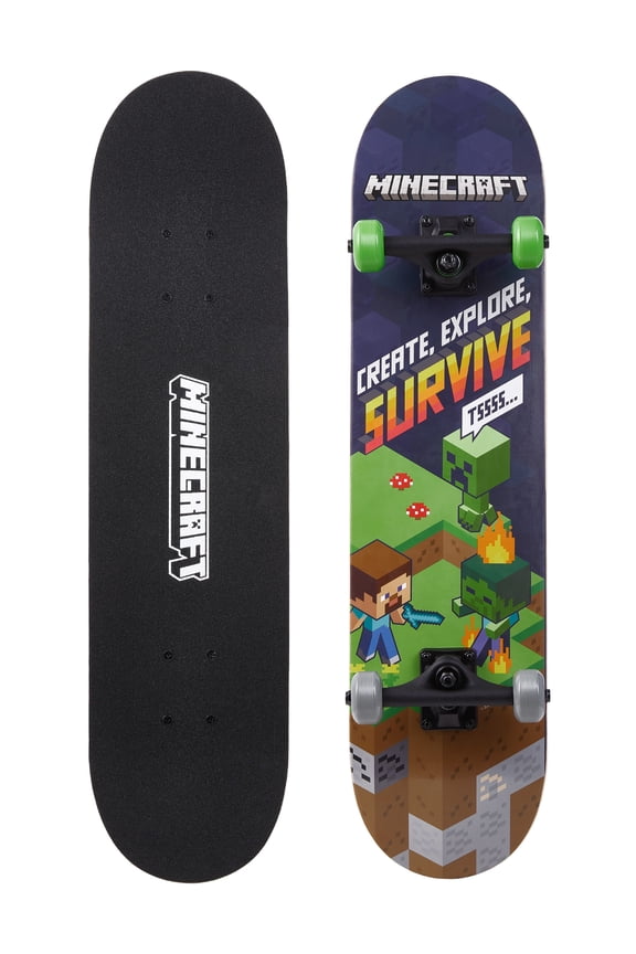 31" Popsicle Complete Standard Beginner Skateboard with 50mm Wheels for Kids, Green