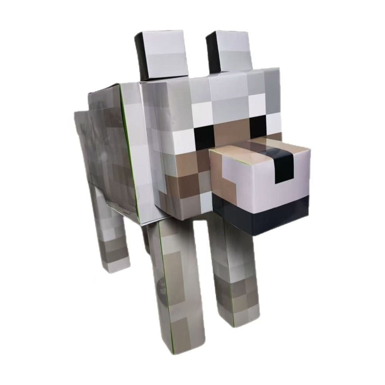 Minecraft 3D Paper Model with Wheels – Portable Mobile Toy for Kids ...