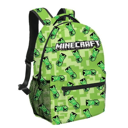 Minecraft 3D Theme Waterproof Backpack, Laptop Bag, Stylish Lightweight Travel Bag