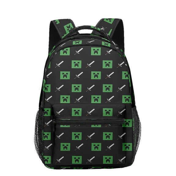 Minecraft 3D Theme Waterproof Backpack, Laptop Bag, Stylish Lightweight Travel Bag