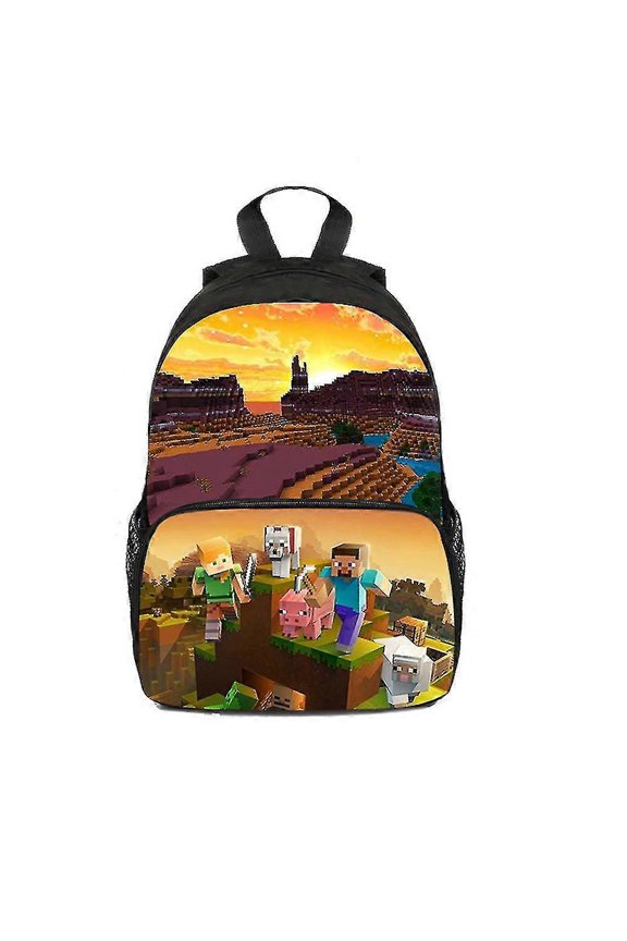Minecraft 3d Printing Backpack Backpack School Bag Bookbags Rucksack