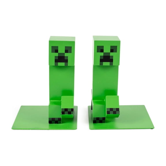 Minecraft 6-Inch Creeper Bookends | Set of 2