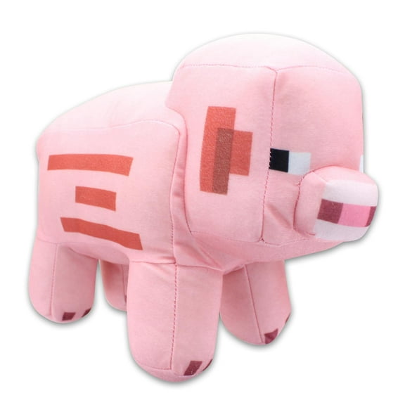 Minecraft 8 Inch Stuffed Character Plush | Pig