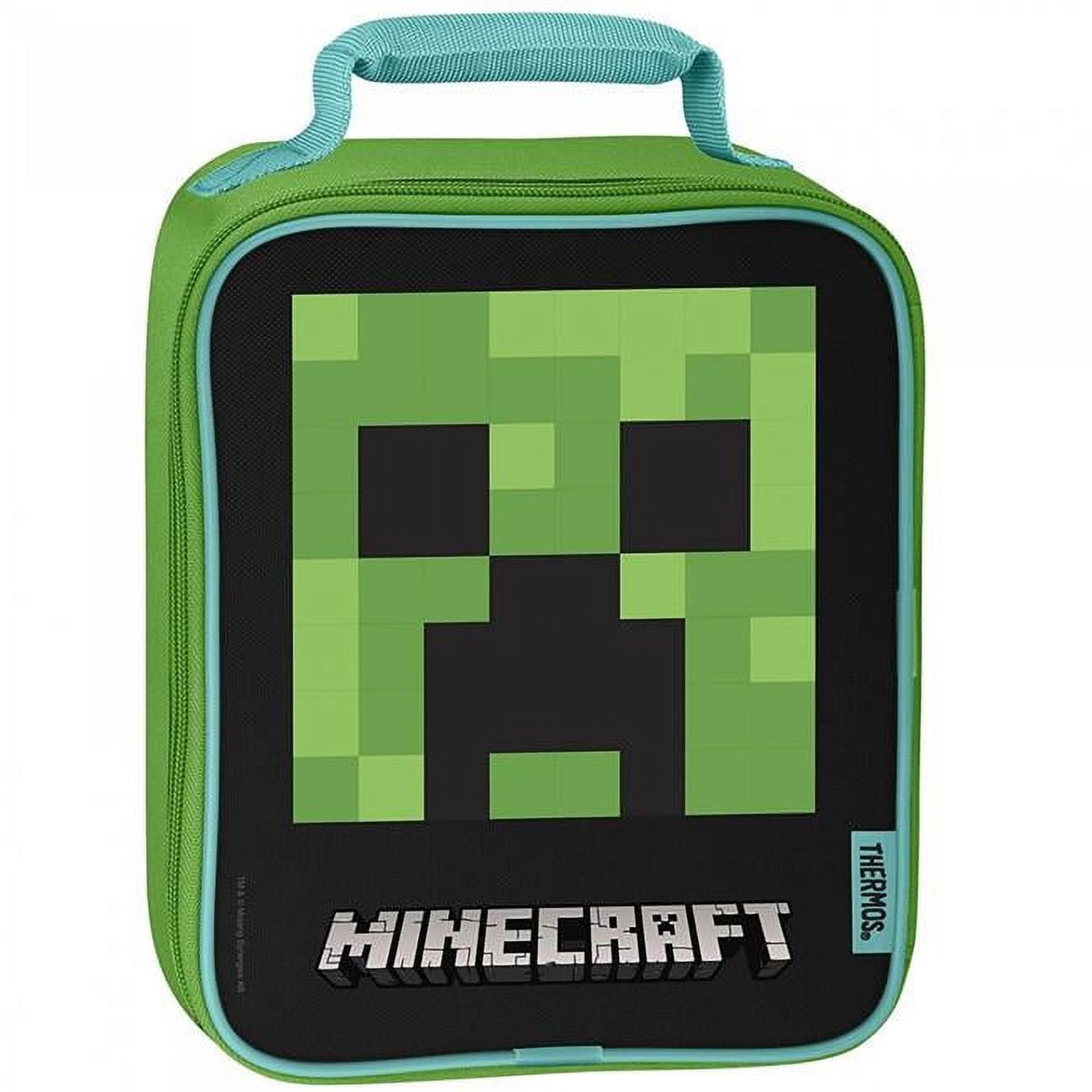 Minecraft 811127 Minecraft Creeper Face Thermos Upright Lunch Box
