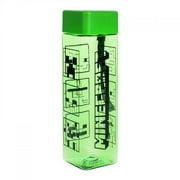 Minecraft 861509 500 ml Mobs Rectangular Water Bottle, Green