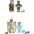 thumbnail image 1 of Minecraft Action Figures & Accessories 2-Pack, 3.25-inch Scale Collectible Sets (Characters May Vary), 1 of 8