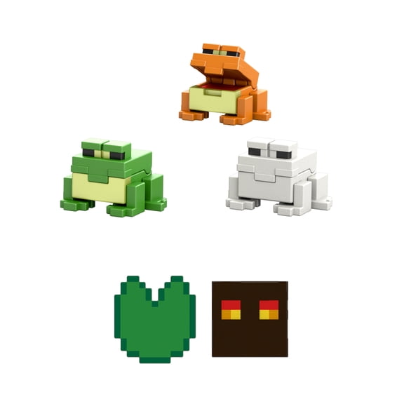 Minecraft Action Figures & Accessories Collection, 3.25-in Scale & Pixelated Design (Characters May Vary)