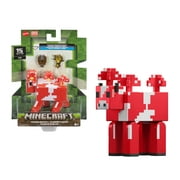 Minecraft Action Figures & Accessories Collection, 3.25-in Scale & Pixelated Design (Characters May Vary)