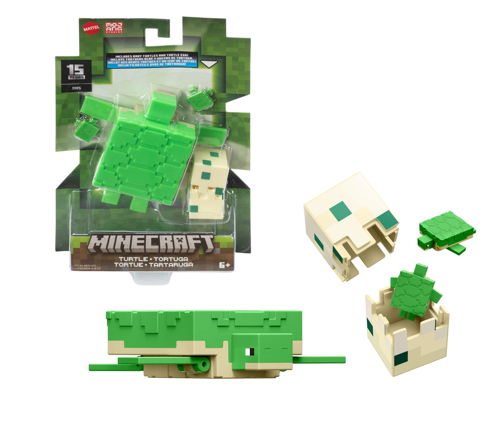 Minecraft Action Figures Accessories Collection 3.25 in Scale Pixelated Design Characters May Vary