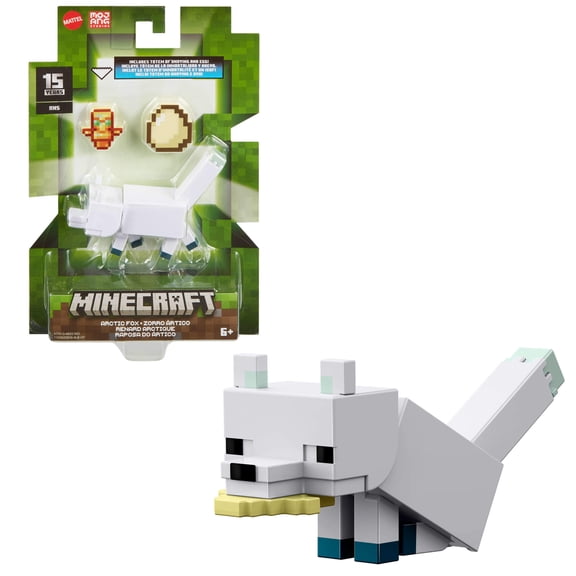 Minecraft Action Figures & Accessories Collection, 3.25-in Scale & Pixelated Design (Characters May Vary)