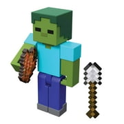 Minecraft Action Figures & Accessories Collection, 3.25-inch Scale & Pixelated Design (Characters May Vary)