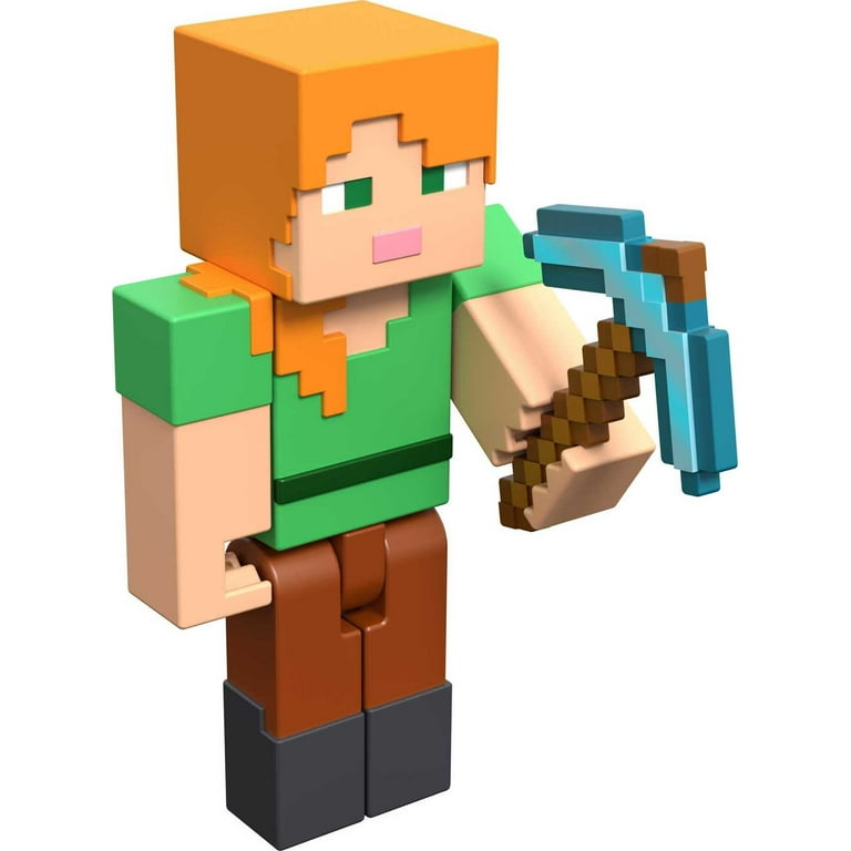 ALEX TOYS/アレックス クラフト玩具 Minecraft Alex Action Figure - Design - 3.25 Height