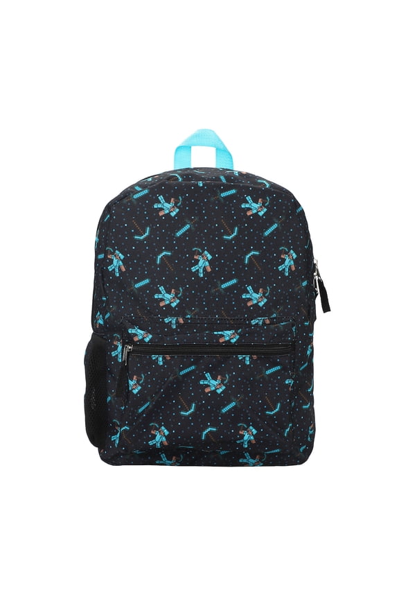 Minecraft All-Over Print 16" Backpack For School And Travel
