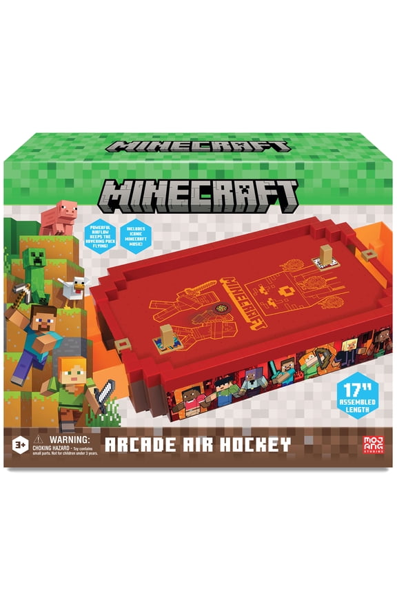 : Arcade Air Hockey - Nether - Core Series, 17" Motorized Tabletop Game, Iconic Sounds, Licensed Collectible Toy, Adults & Kids 3+, 2 Player