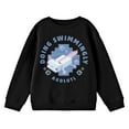 thumbnail image 1 of Minecraft Axolotl Doing Swimmingly Boy's Black Sweatshirt-Small, 1 of 2