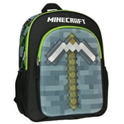 Minecraft Backpack 16" 3D Molded Pickaxe Bag