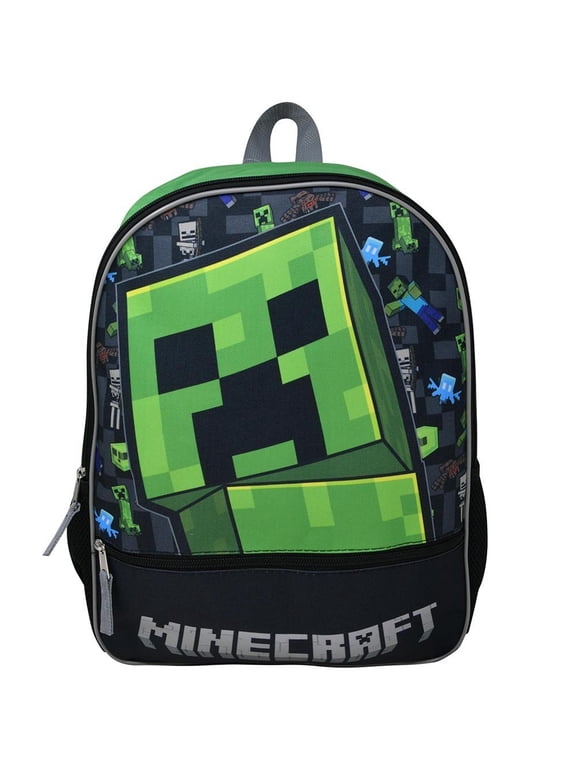 Minecraft Backpack 16" Creeper for Kids