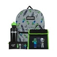 thumbnail image 1 of Minecraft Backpack 4 Piece Set Grey One Size, 1 of 1