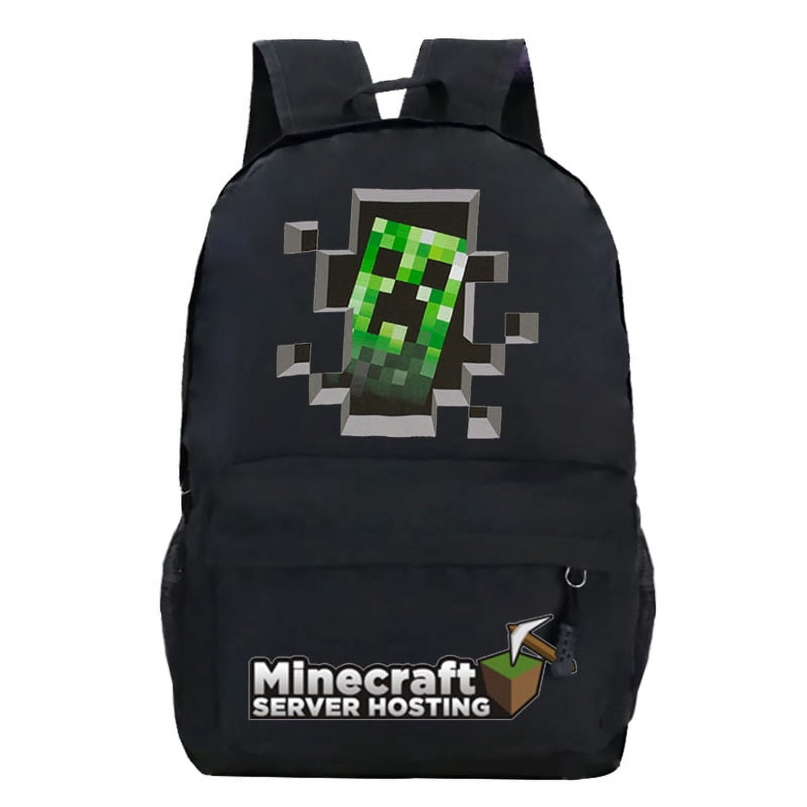 Minecraft Backpack Adjustable Straps Front Pocket Daypack Backpacks for ...