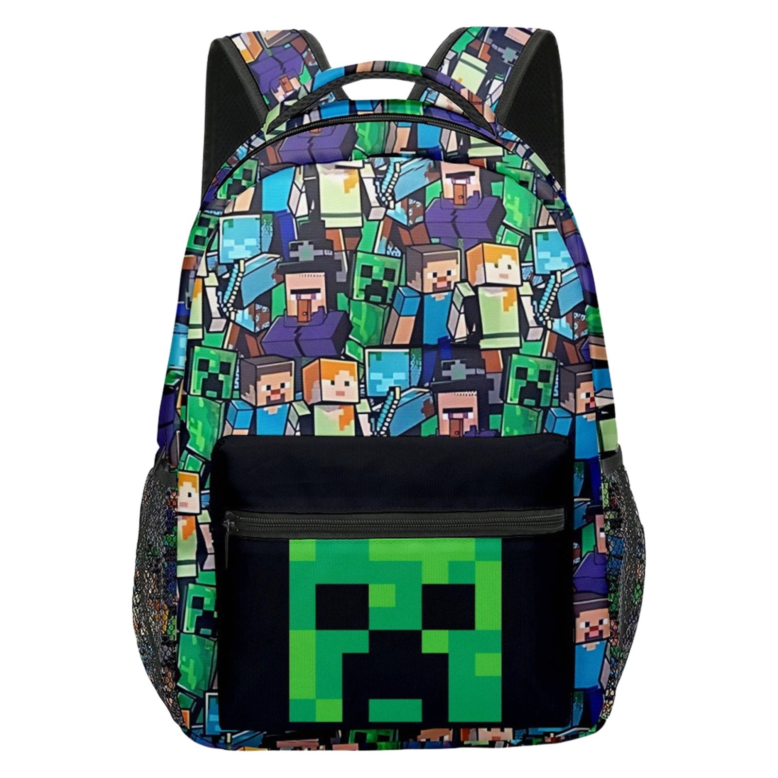Minecraft Creeper Rucksack Für Gamer - Laptop-Rucksack Für Kinder & Erwachsene | Offizielles Merchandise