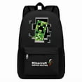 thumbnail image 1 of Minecraft Backpack for Students My World Creeper Large Capacity Backpack Enderman Double Shoulder Bag,Black B Style/Classic, 1 of 11