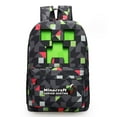 thumbnail image 1 of Minecraft Backpack for Students My World Creeper Large Capacity Backpack Enderman Double Shoulder Bag, 1 of 11