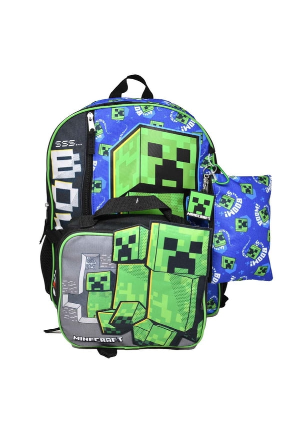 Minecraft 16" 5pc Backpack Set