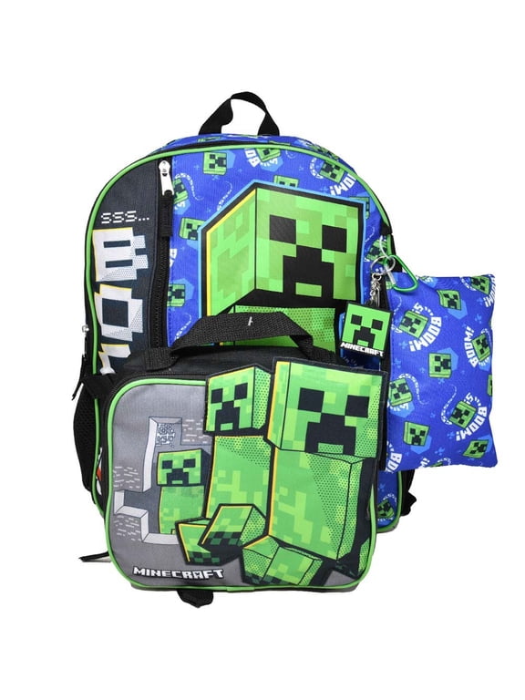 Minecraft 16" 5pc Backpack Set