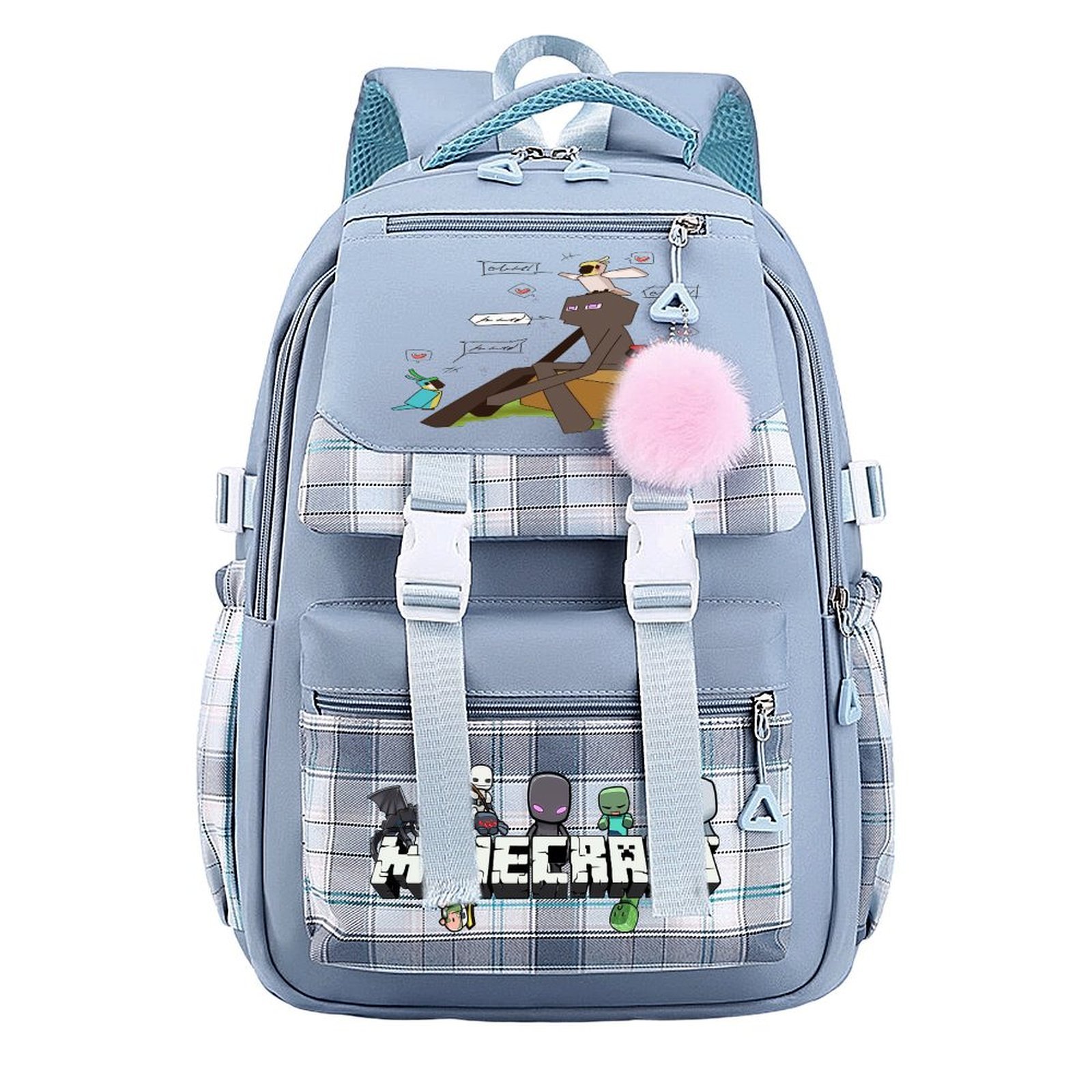 Minecraft Bag Outdoor Travel Backpack Double Shoulder Bag School Bag ...