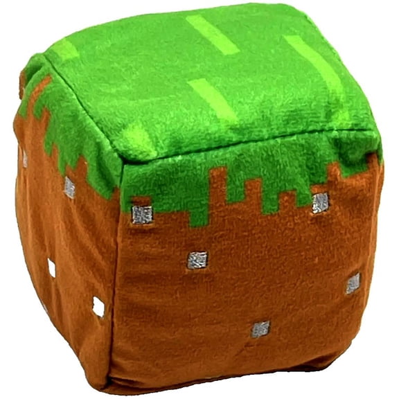 Minecraft Basic Blocks Grass Block Mini Plush