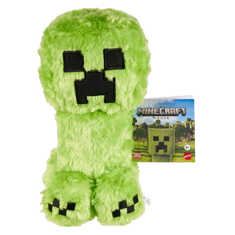 Minecraft Creeper Plush Toy, 8-inch Collectible Soft Doll Inspired