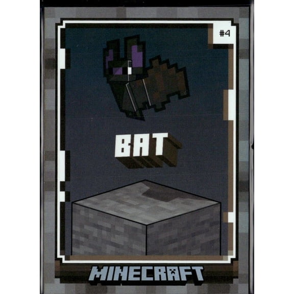 Minecraft Bat 2024 Panini Base Set Gold 213/475 #4 Trading Card