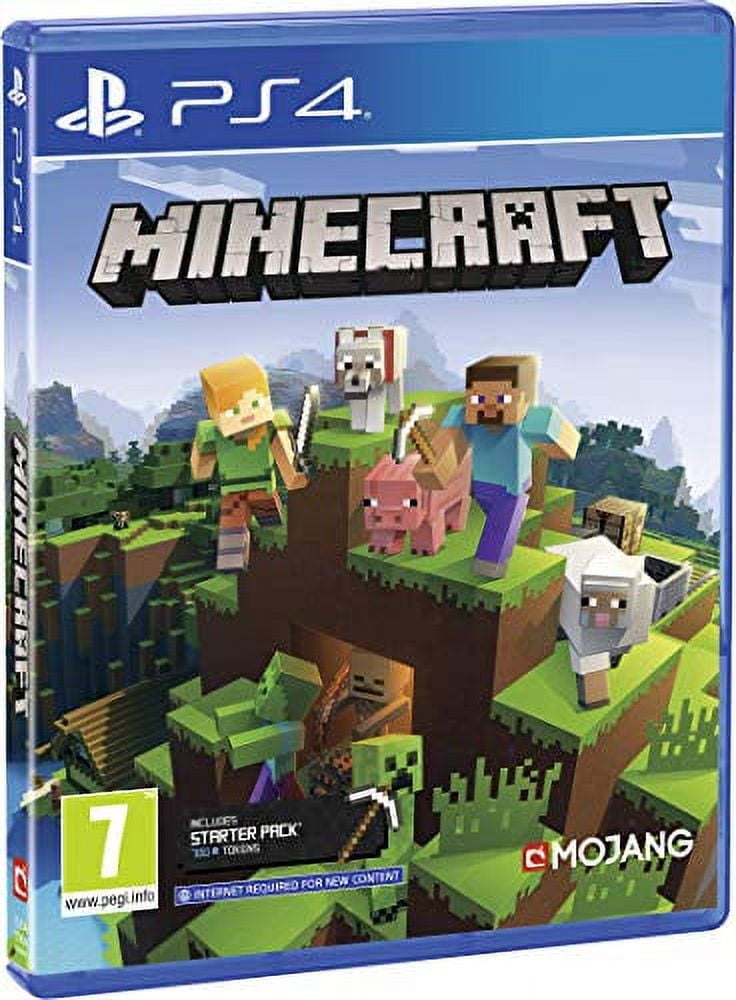 Sony Minecraft Bedrock Edition, PS4 VR Compatible, Starter Pack