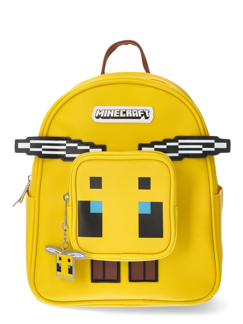 Minecraft Bee Craft Women's Mini Backpack, Yellow