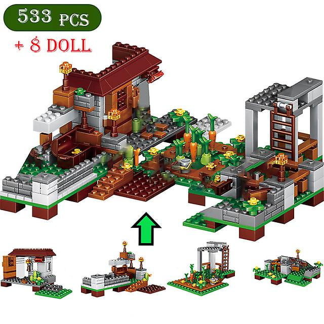 Minecraft Bee Farm Building Set with Beehive \u0026 Animal Figures, STEM Toy