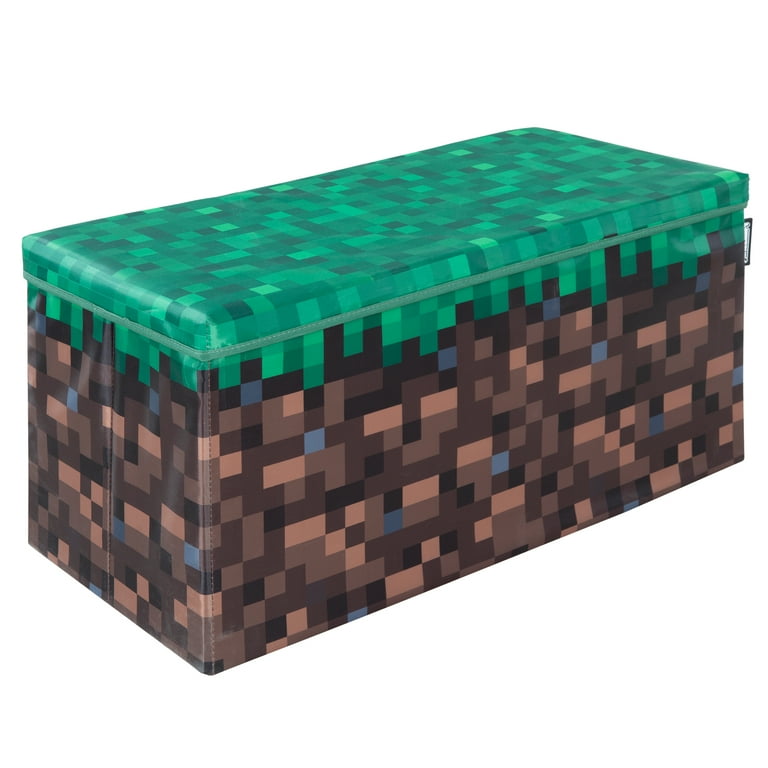 Minecraft: Bench Storage Box - Large - Pixel Grass Block